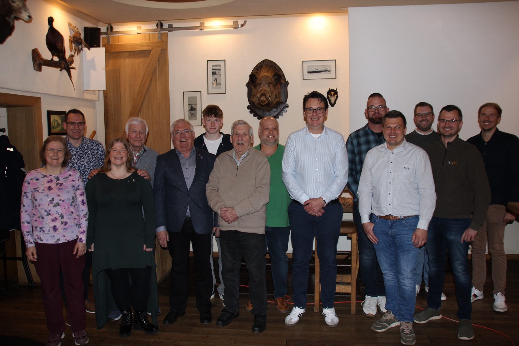 Gruppenfoto von der Jahreshauptversammlung 2026