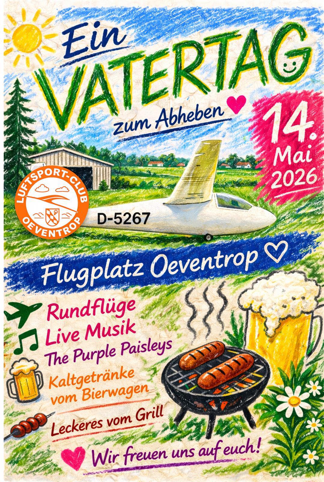 Einladung Vatertagfest 2026
