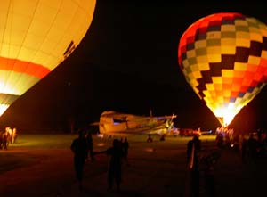 Ballonglühen beim Dämmerschoppen