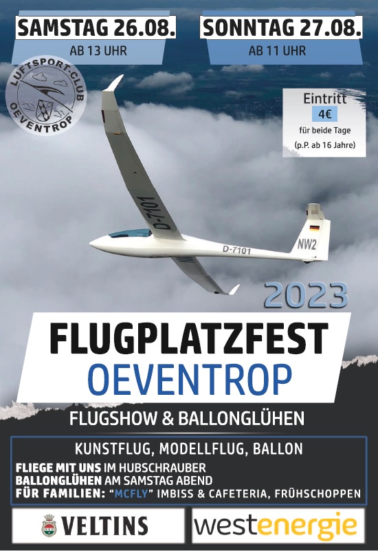 Plakat Flugplatzfest 2022